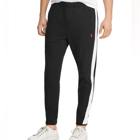 Ralph Lauren Interlock Track Pant Black and White Size S - Picture 1 of 9